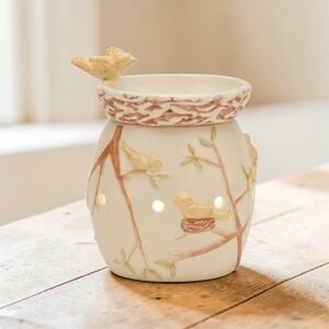 Scentsy Nature's Haven Bird Nest Full Size Retired Wax Warmer Easter